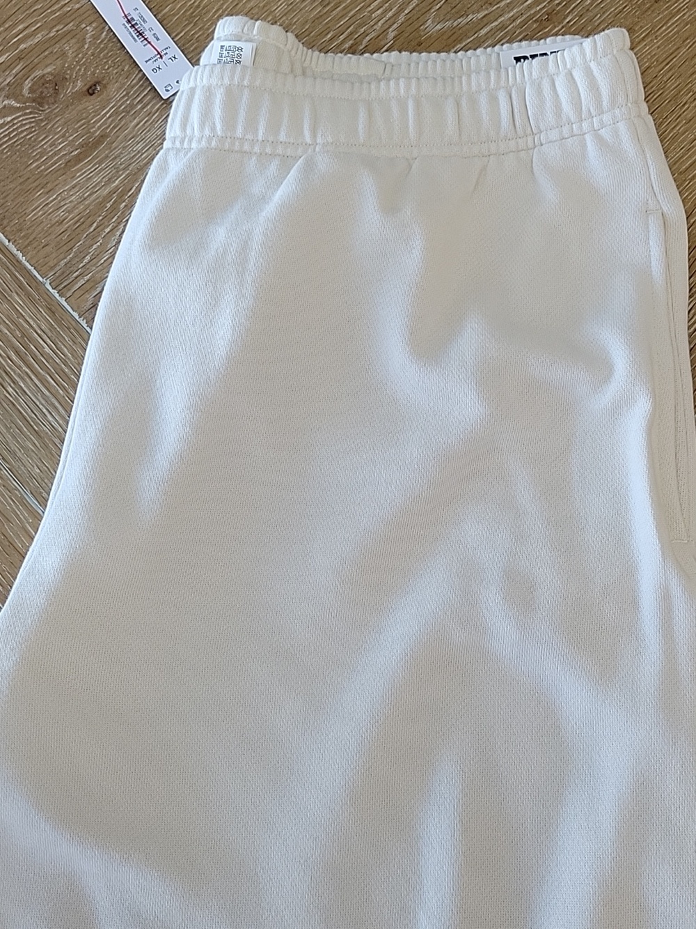 RARE PINK Victoria's Secret Beige Jogger Sweatpants Gold Sparkle Logo XL NWT - Picture 10 of 11